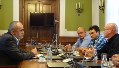14 July 2016 Marijan Risticevic in meeting with the representatives of the Independent Association of Agriculturalists of Serbia